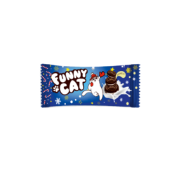 Печенье Funny Cat c начинкой с ароматом ванили 42 гр